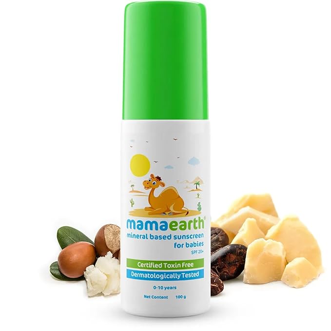 Mamaearth Mineral Based Sunscreen Baby Lotion SPF 20+ – 100 ml