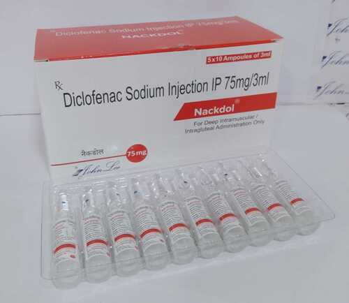 Diclofenac Sodium Injection IP 25 mg/ml (3 ml Ampoule)