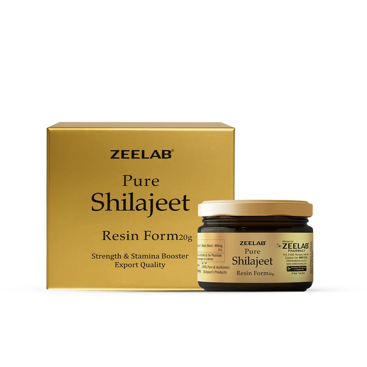 Zeelab Shilajit Pure Resin 20gm