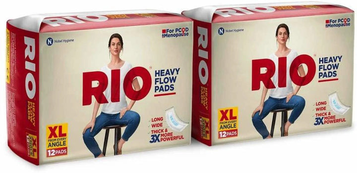Rio XL Heavy Flow Pads (6 Pads)