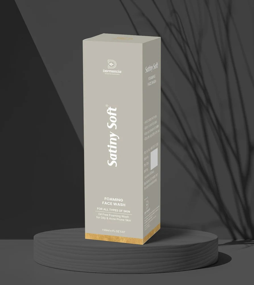 Satiny Soft Salicylic Acid Face Wash | Salicylic Acid, Glycolic Acid & Tea Tree Oil Face Cleanser for Oily & Acne-Prone Skin | 150ml